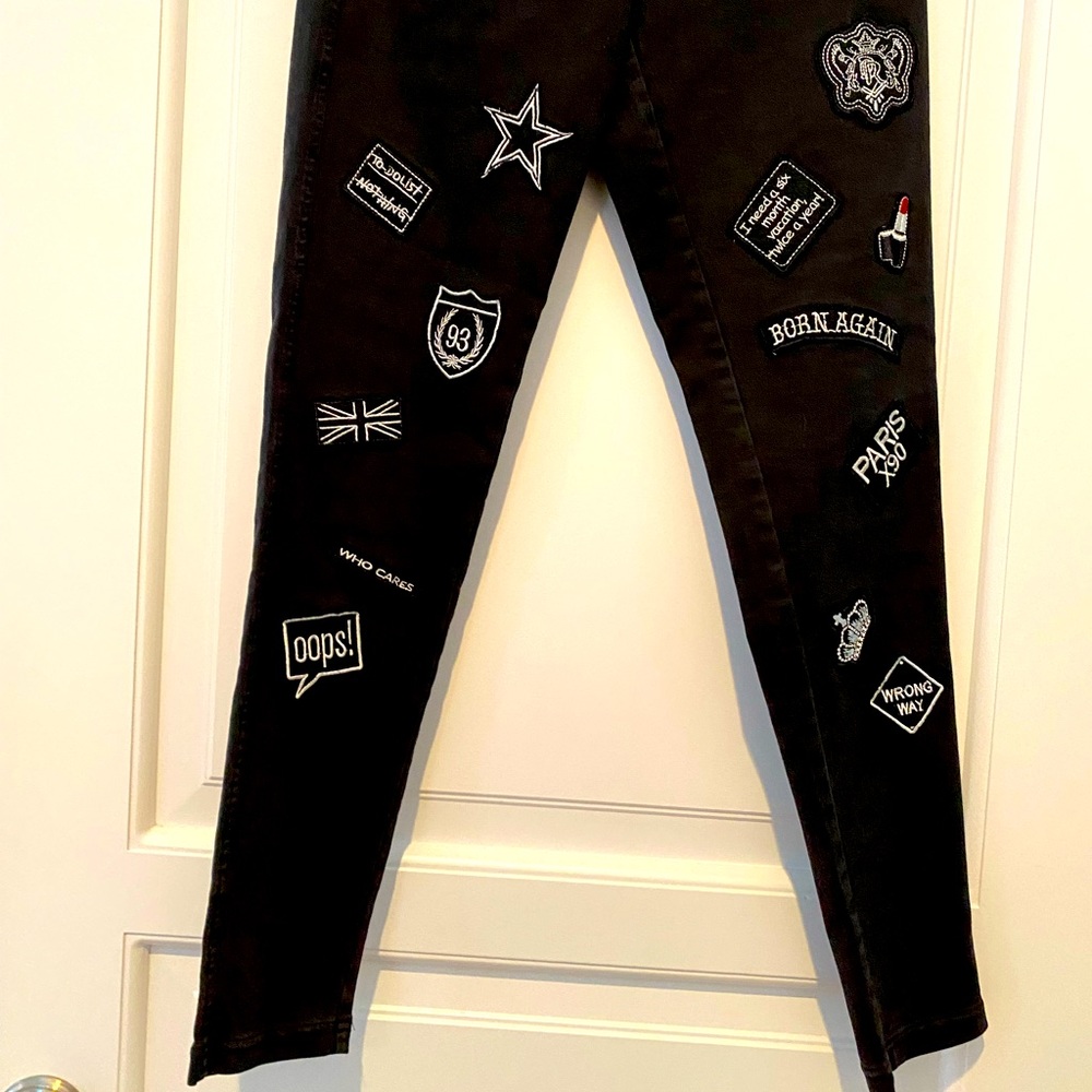 Black cotton Calzedonia skinny Jean